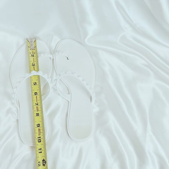 Buy Jelly Slide Sandals, summer slides, Jelly sandals  🤍 Carmen Sol White Maria Flat Jelly Sandals - Made in Italy - Size 10/40 🤍